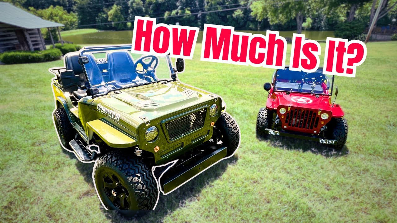 THE ALL NEW MINI JEEP IS HERE!  BUT HOW MUCH IS IT?!?