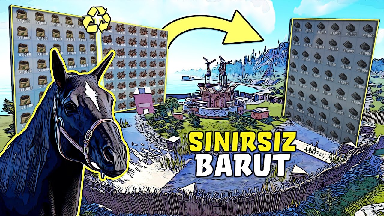 SINIRSIZ HURDA FARMIYLA KRALLIK KURAN EVİ RAİDLEDİK ! RUST TÜRKÇE