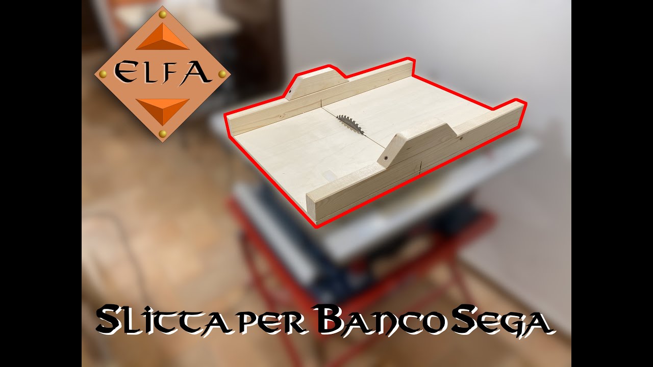 Slitta per Banco Sega in legno - Fai da Te
