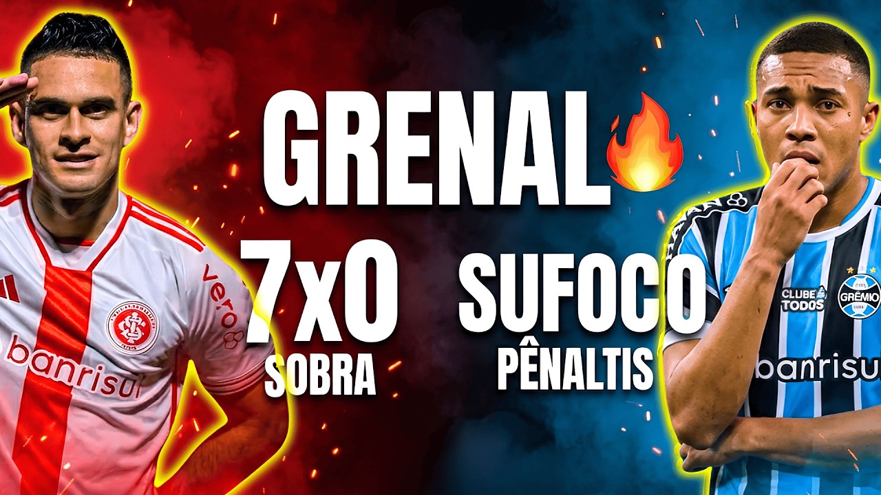 INTER SOBRA, GRÊMIO SE SALVA… QUEM CHEGA MELHOR PRO GRENAL?