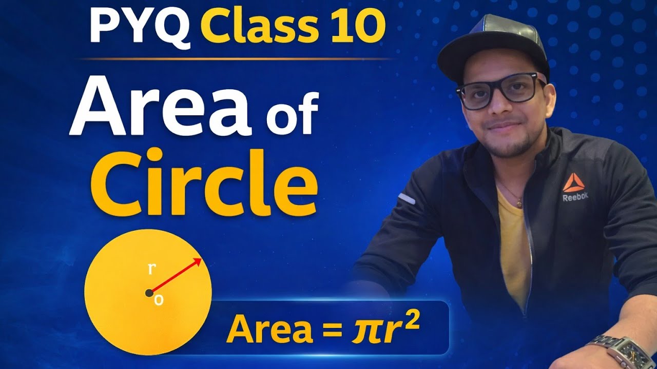 Class 10 area of circle PYQ with concept