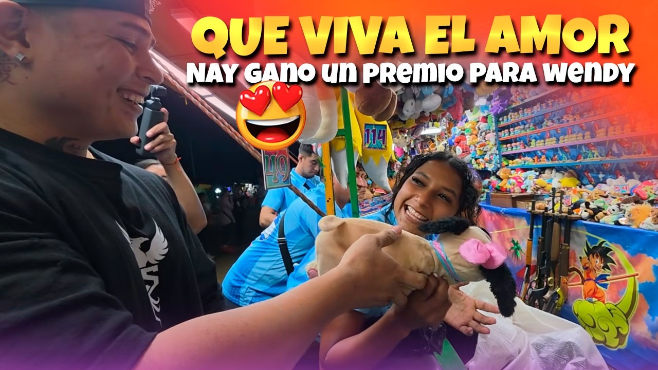 QUE LINDO! Nay se gano un premio en la feria y se lo regalo a Wendy 💖