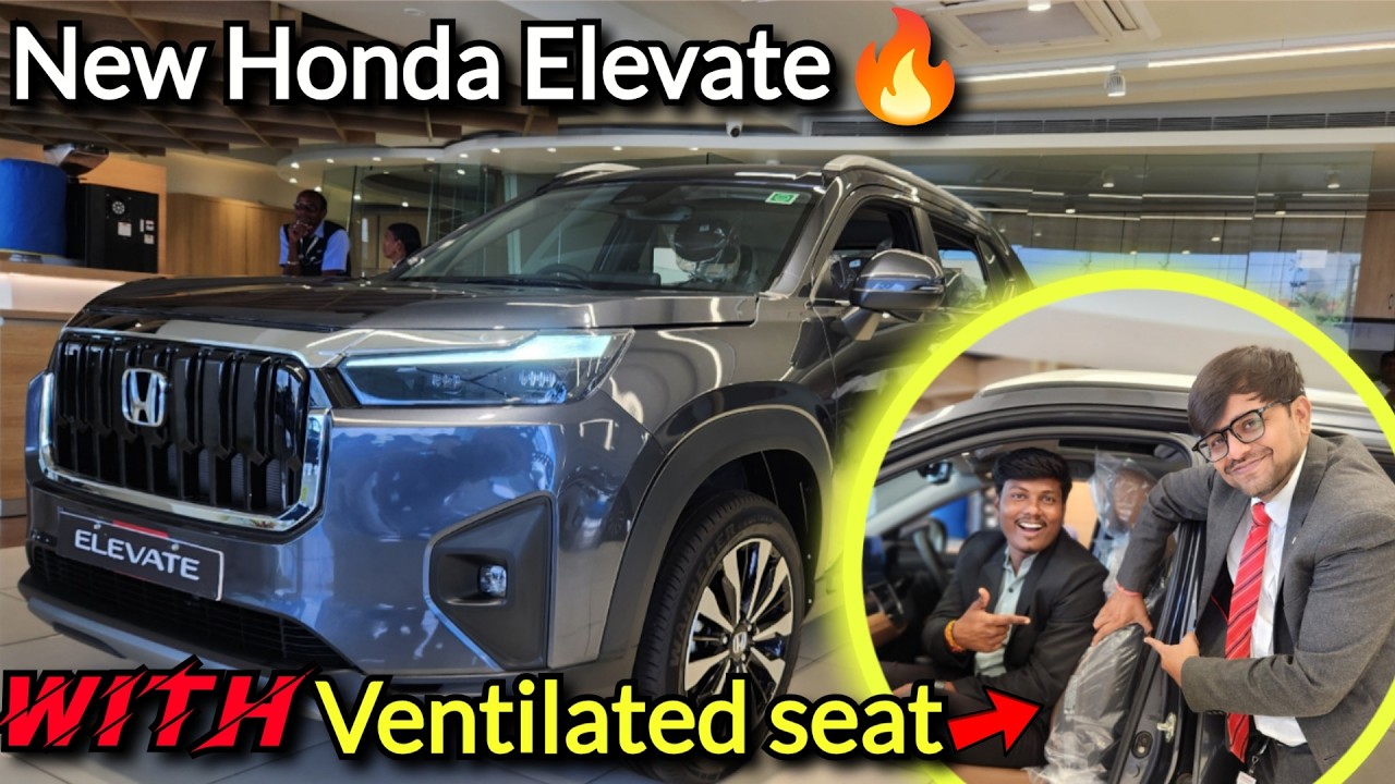 New Honda Elevate 2025 More Premium With Ventilated Seats 🔥, New Honda Elevate Block Colour Price