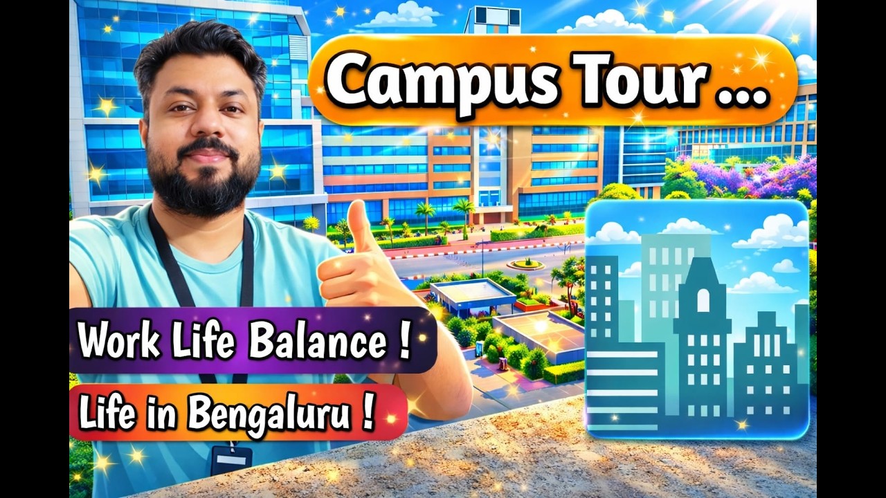 Ek chotta sa office 🏙️ campus tour 🤓‼️Life in Bengaluru‼️Work Life Balance