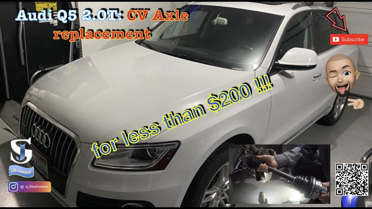 How to repair your Audi Q5 2.0T: CV Axle replacement
