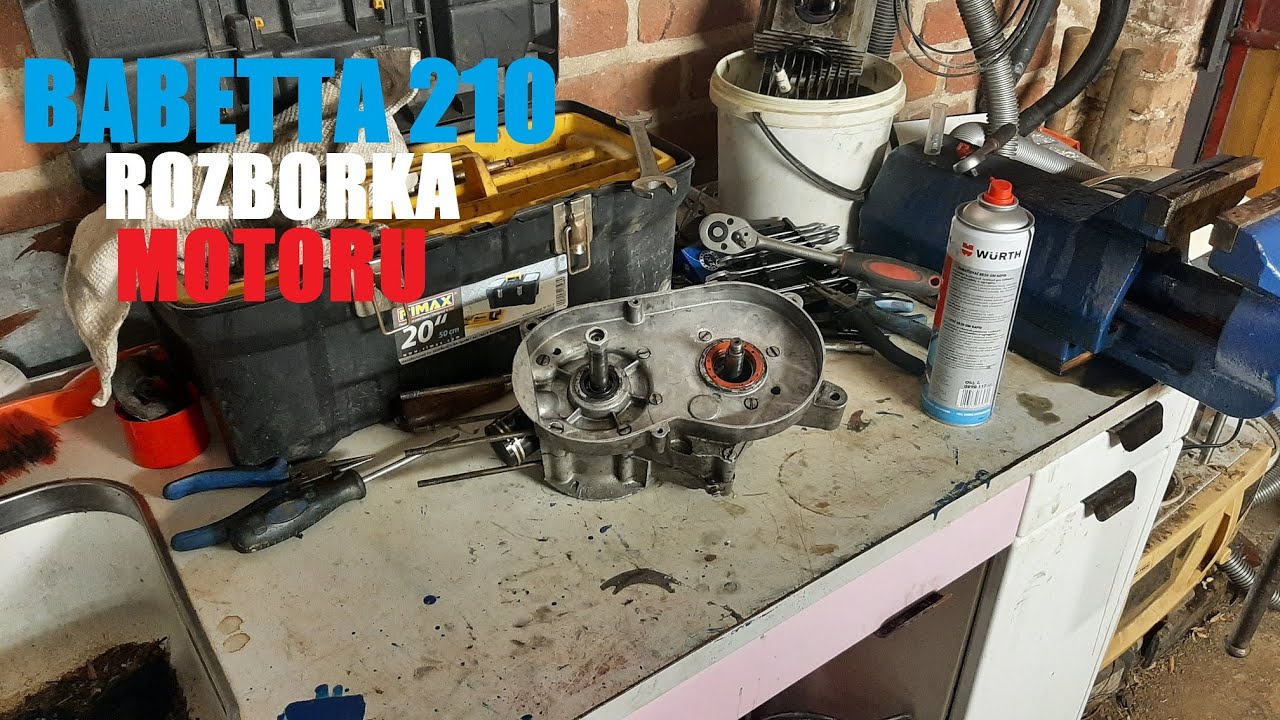 Babetta 210 - Rozborka motoru