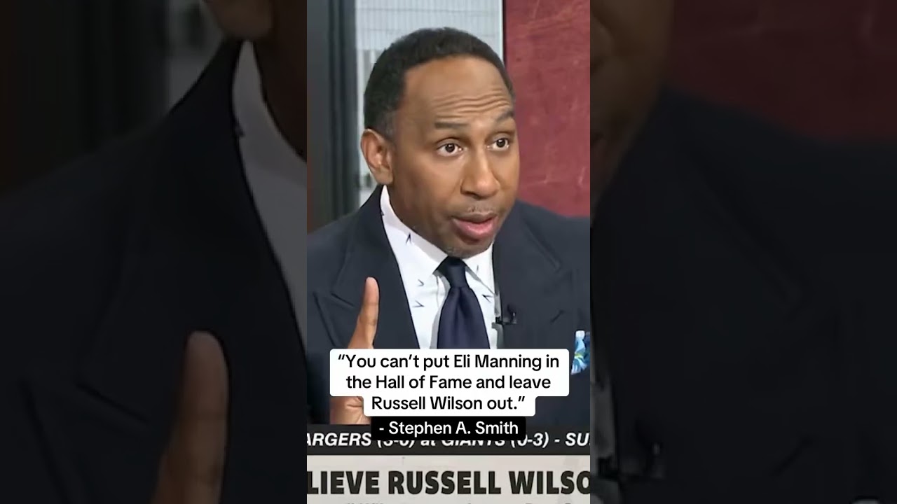 Stephen A. weighs in on Russell Wilson's case for the Hall of Fame ✍️