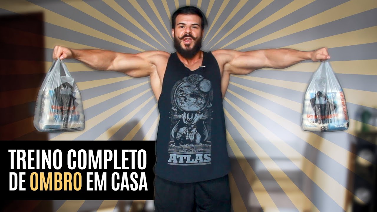 Treino de ombro COMPLETO (3 exercícios simples e super intensos)