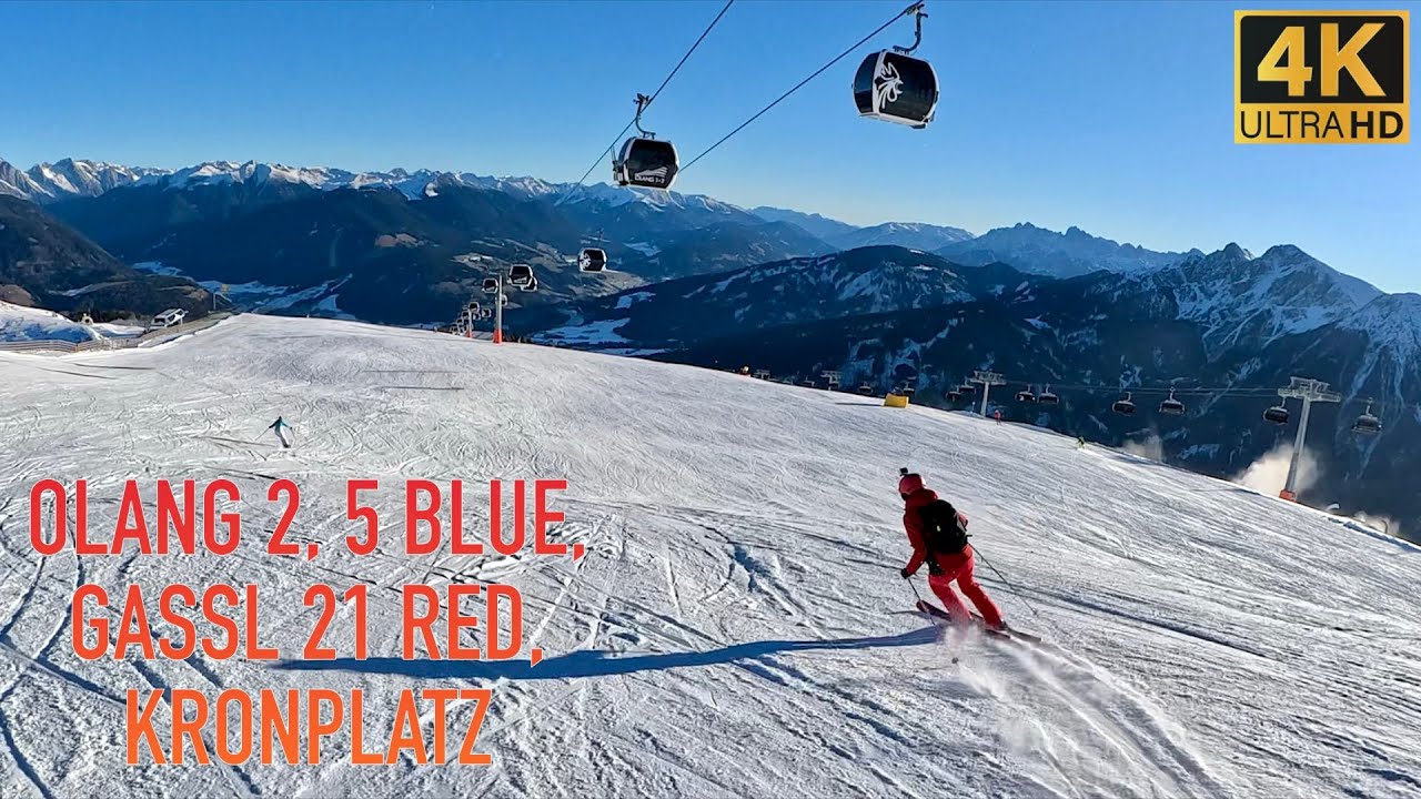 ⛷️ Olang 2, 5 BLUE, Gassl 21 RED, Kronplatz 4K