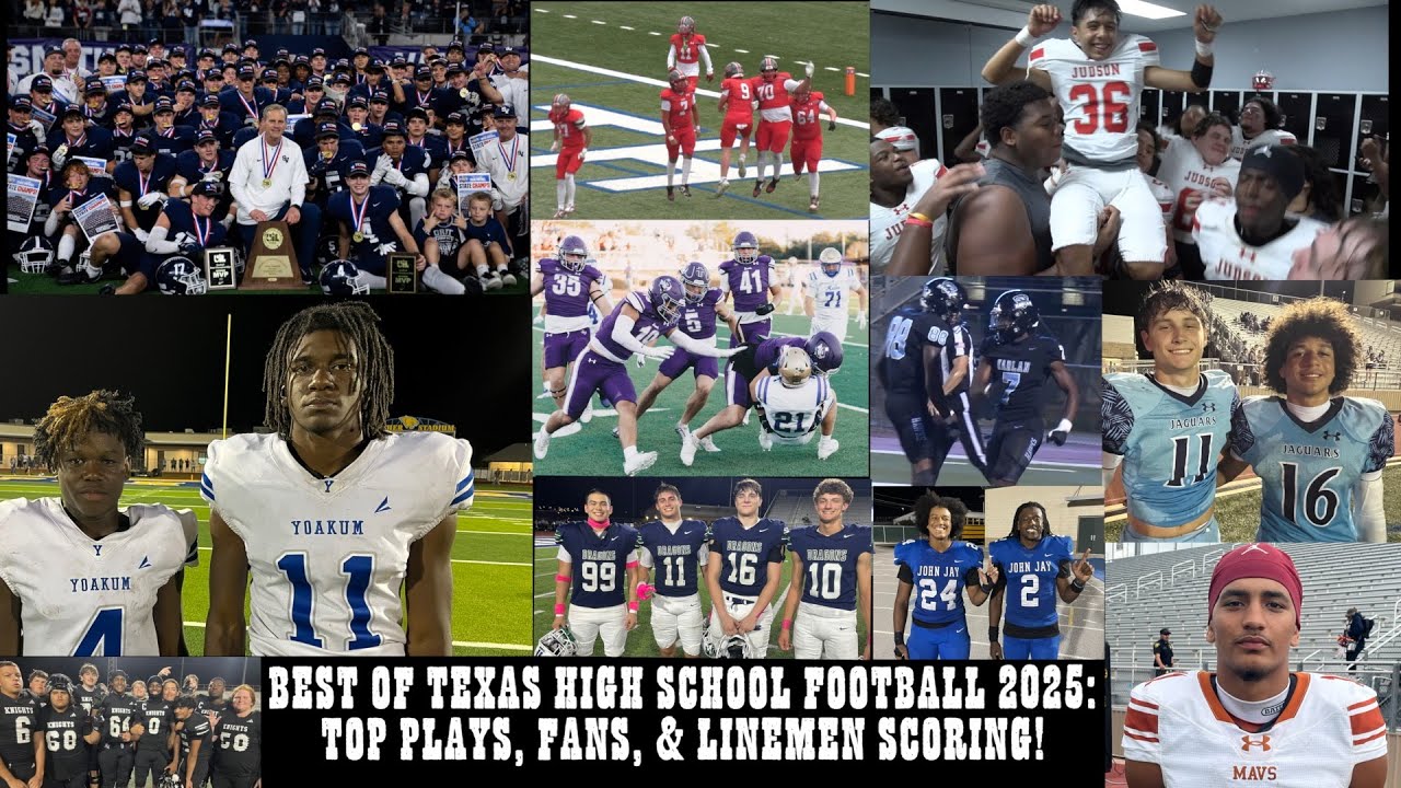MUST WATCH | TOP TEXAS HIGH SCHOOL FOOTBALL PLAYS OF 2025