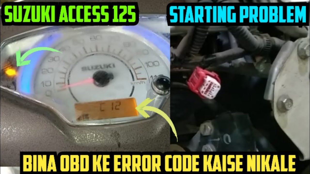 Suzuki Access 125 // Starting Problem // Bina OBD Ke Error Code Kaise Nikale #viralvideo #trending