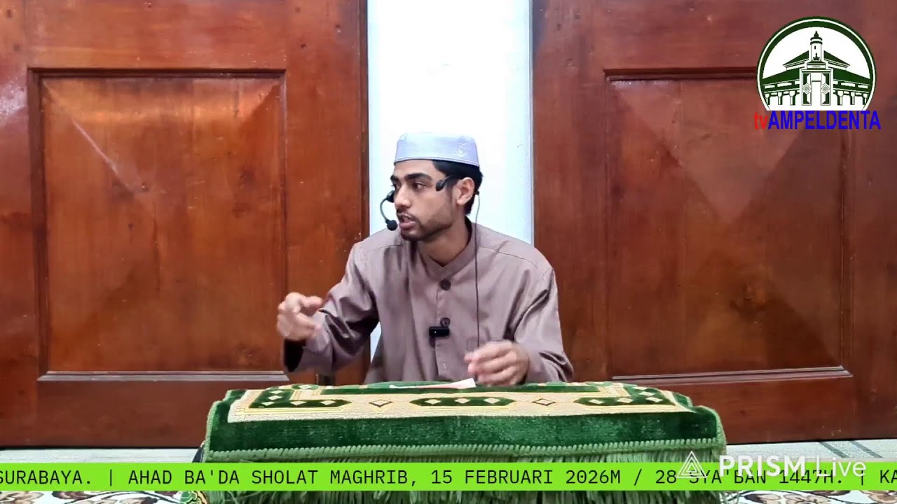 HABIB HASYIM BIN MOCHAMMAD BA'ABUD SURABAYA. KAJIAN KITAB NASHOIHUL DINIYAH. MASJID SUNAN AMPEL