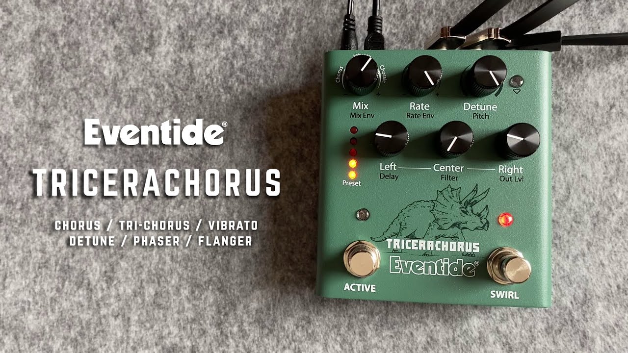 Eventide TriceraChorus Pedal (Stereo Tri-Chorus / Detune / Swirl)