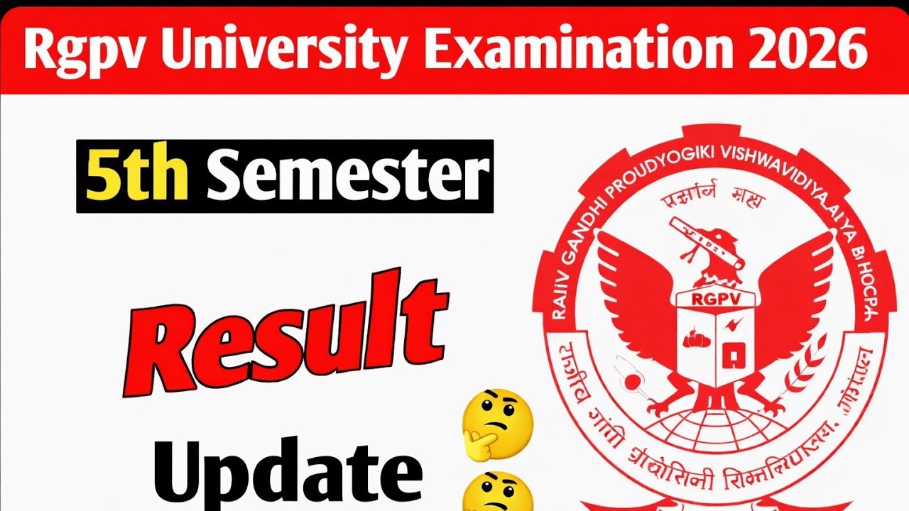 Rgpv 5th semester result kab aayga | Rgpv 5th Semester result update
