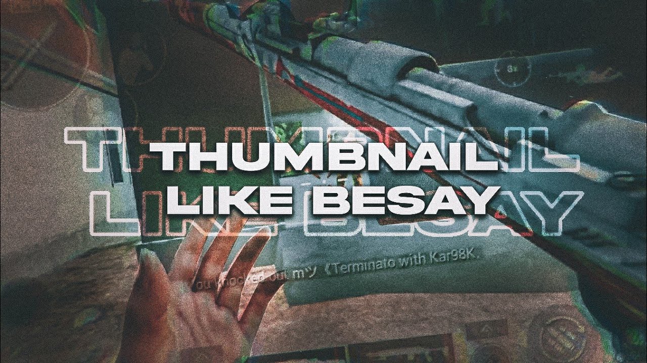 THUMBNAIL LIKE @besay - IN ANDROID💚 | GAMING THUMBNAIL TUTORIAL🧡