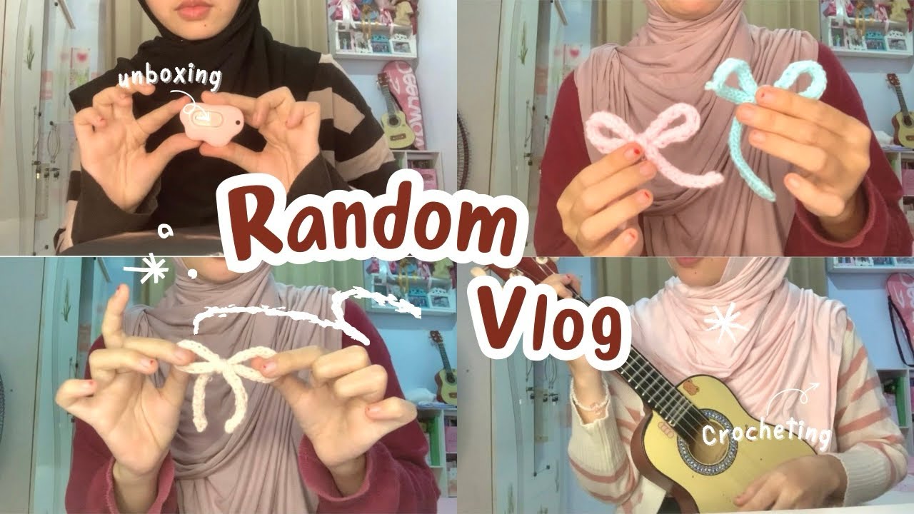 recap video ᡣ𐭩 : crochet, unboxing, keychain ୨ৎ, food, & more | ourrerry