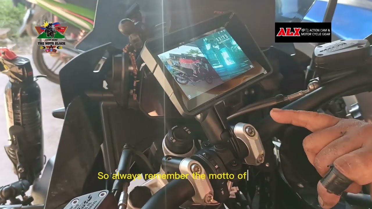 Introducing the smart dash cam SUMK motorcycle camera and navigation system
