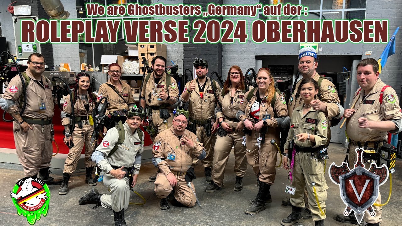ROLEPLAY VERSE 2024 - OBERHAUSEN - RPV - WE ARE GHOSTBUSTERS GERMANY - COSPLAY FAN GRUPPE