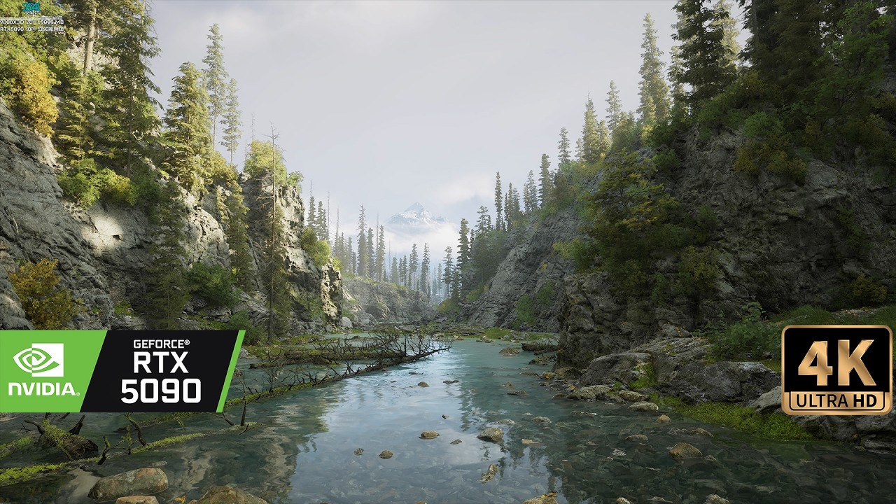 The Future of Gaming Is Here – Unreal Engine 5 Ultra-Real Graphics Demo on RTX5090