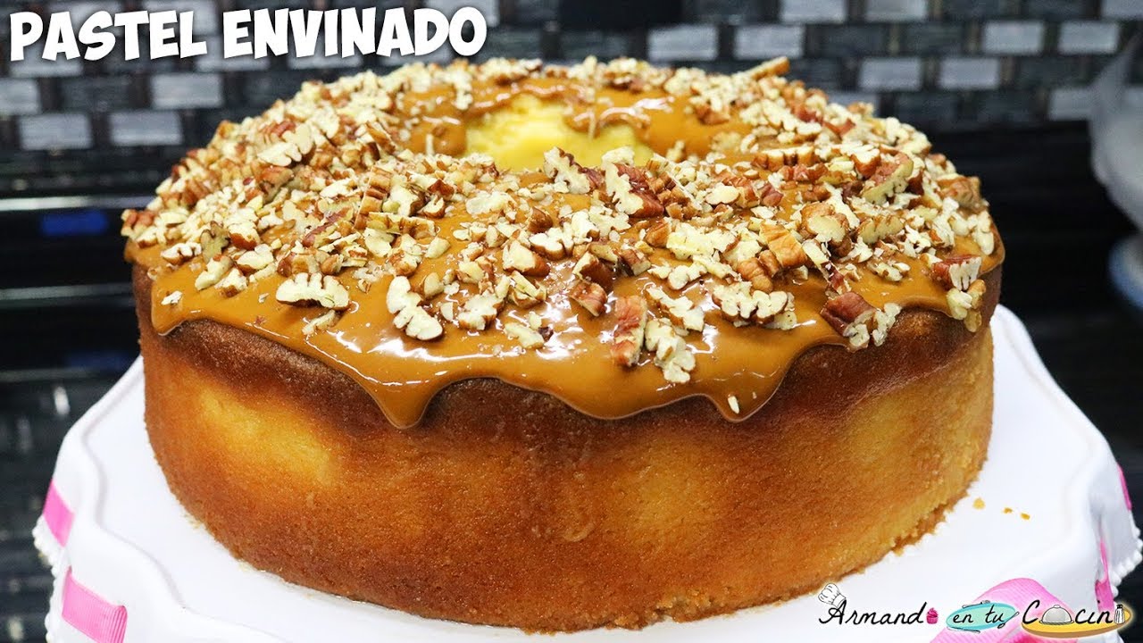 Pastel Envinado de piña