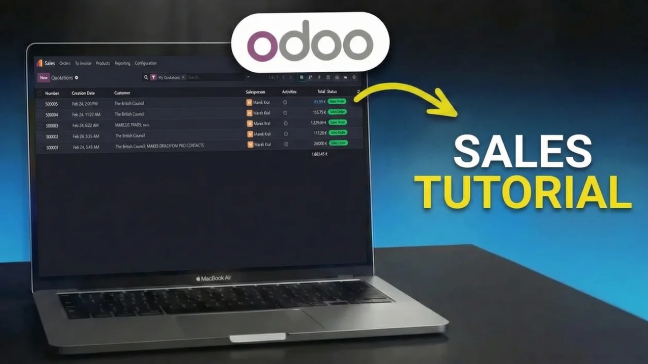 Как использовать модуль продаж в Odoo 19 — пошаговое руководство