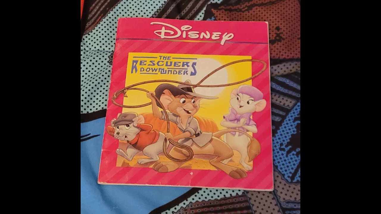 Эпизод 635 Disney «Спасатели внизу» 1990 года, аудиокнига на кассете
