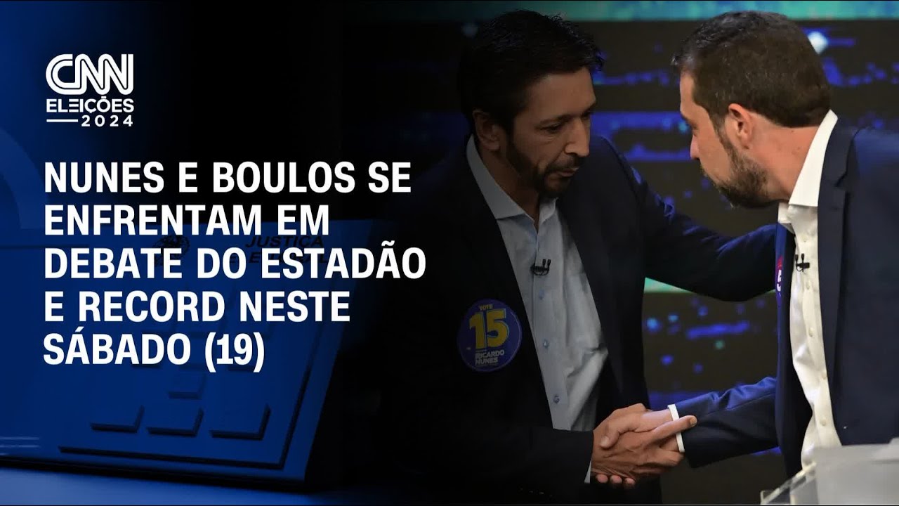 Nunes e Boulos se enfrentam em debate do Estadão e Record neste sábado (19) | CNN PRIME TIME