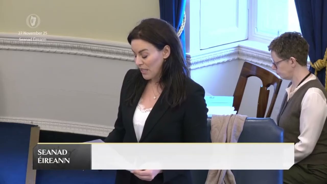 Seanad Statements on HIQA review for the Mid-West (Opening Statement) 27.11.25