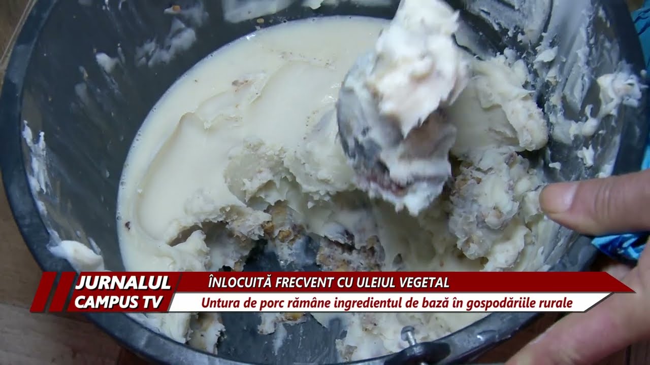 UNTURA DE PORC RÂMÂNE INGREDIENTUL DE BAZĂ ÎN GOSPODĂRIILE RURALE