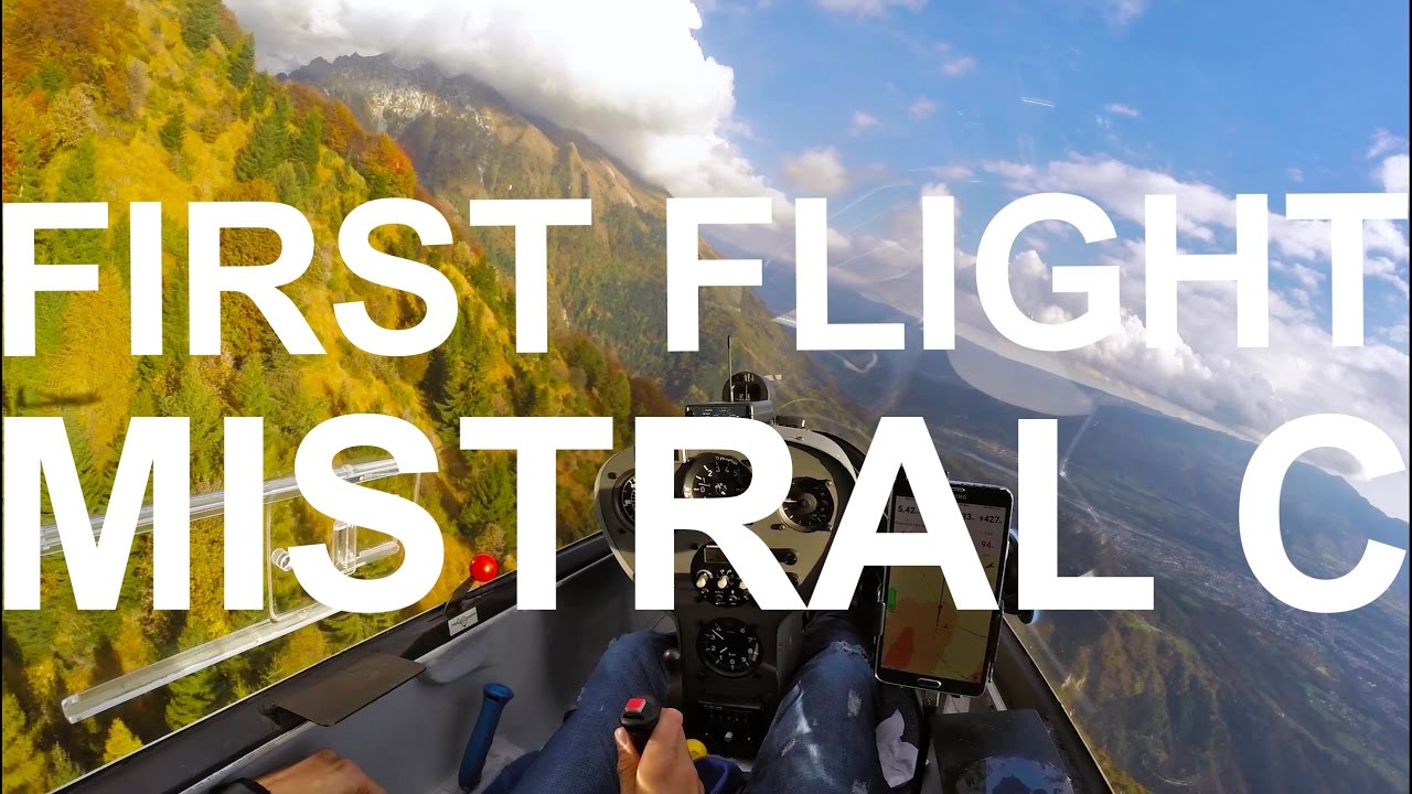 Glider test - Primo volo con aliante Mistral C - HD 2560x1440