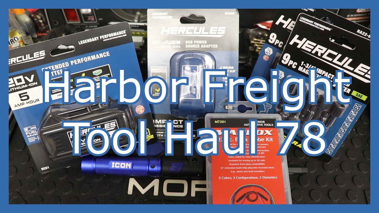 Вывоз инструментов Harbor Freight № 78: Быстрая уборка.