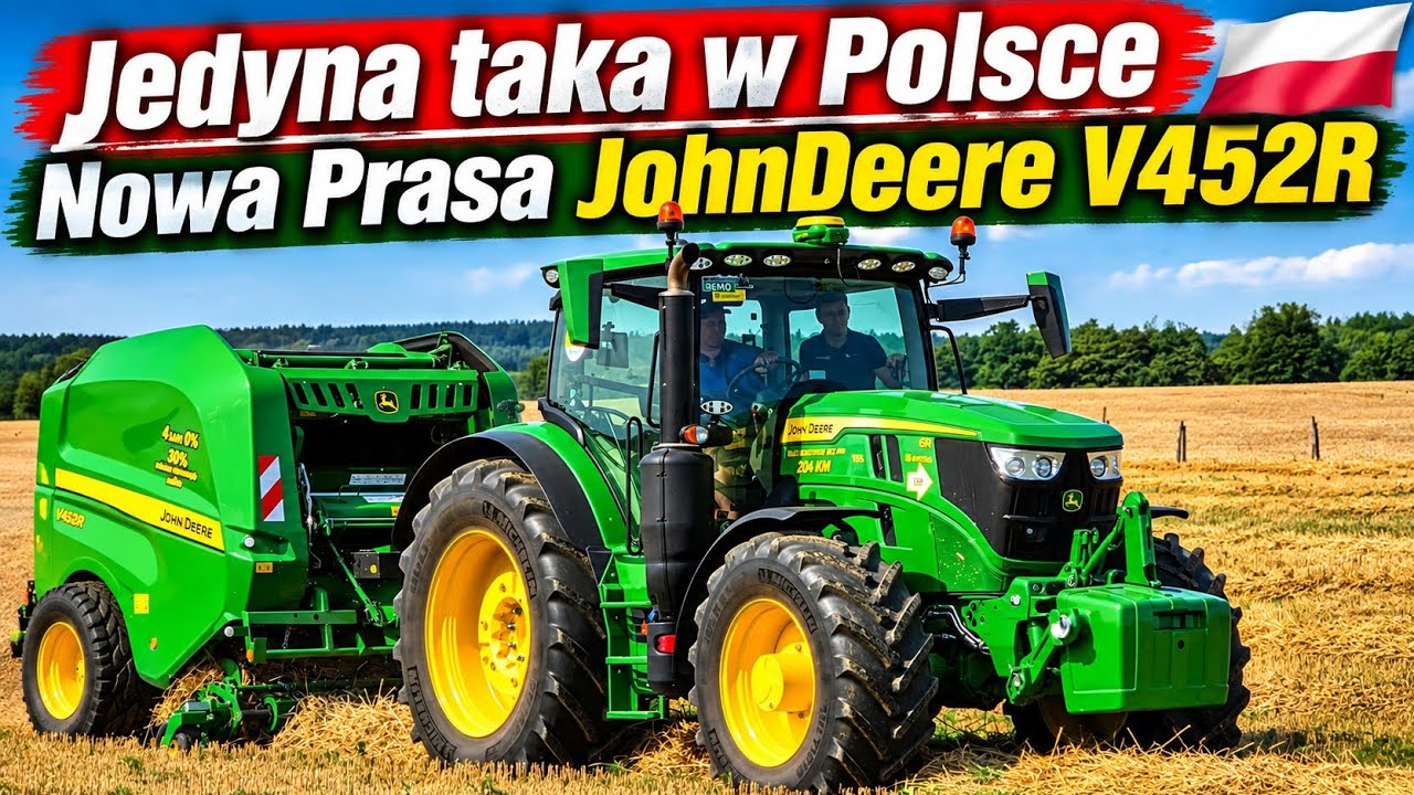 Nowa Prasa JohnDeere V452R - Jedyna taka w Polsce!