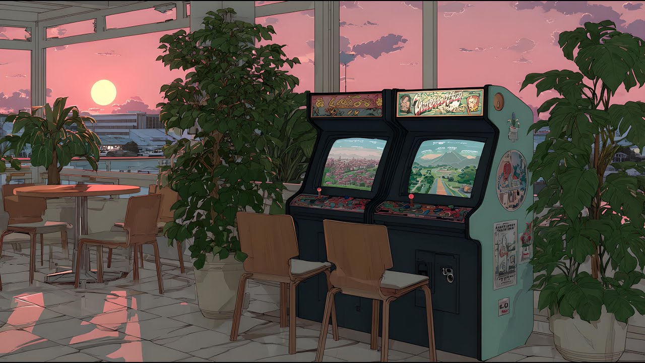 Airport Sunset Lounge 🌅 | Retro Synth Pop & Nostalgic Chill