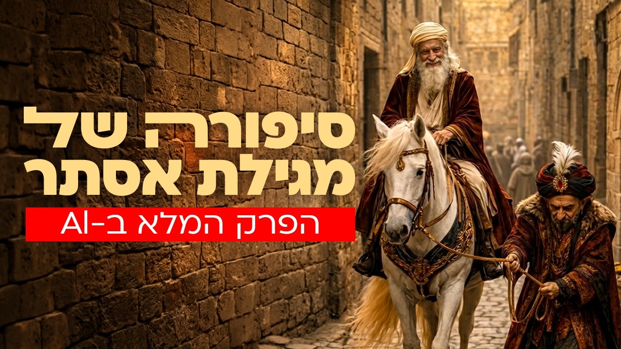 הלילה ששינה את ההיסטוריה! סיפורה הדרמטי של אסתר המלכה ב-AI