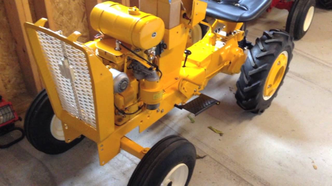 12 - Cub Cadet Tractor Restoration - Engine first start