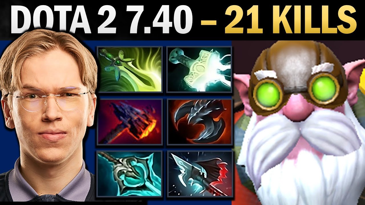 Sniper Pro Mid with Disperser and 21 Kills - Gameplay Dota