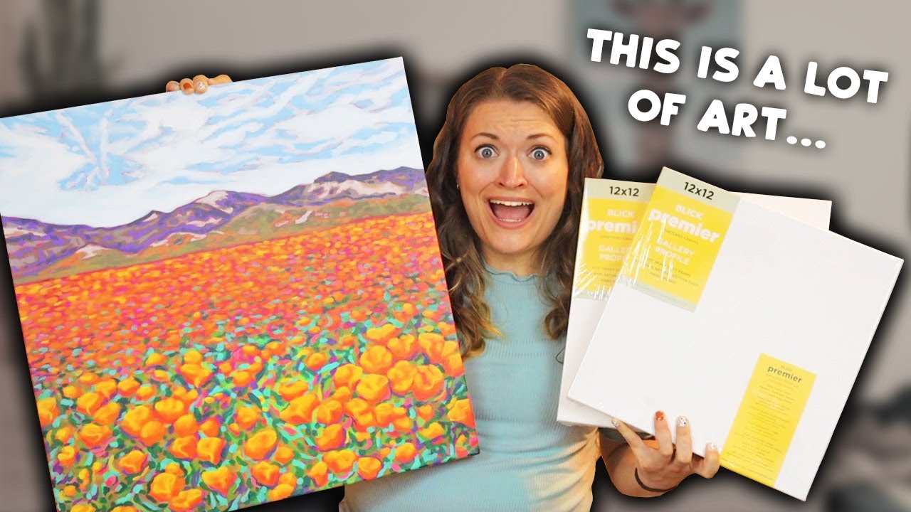 Making EIGHT Paintings in ONE Video?! *this took 2 months*