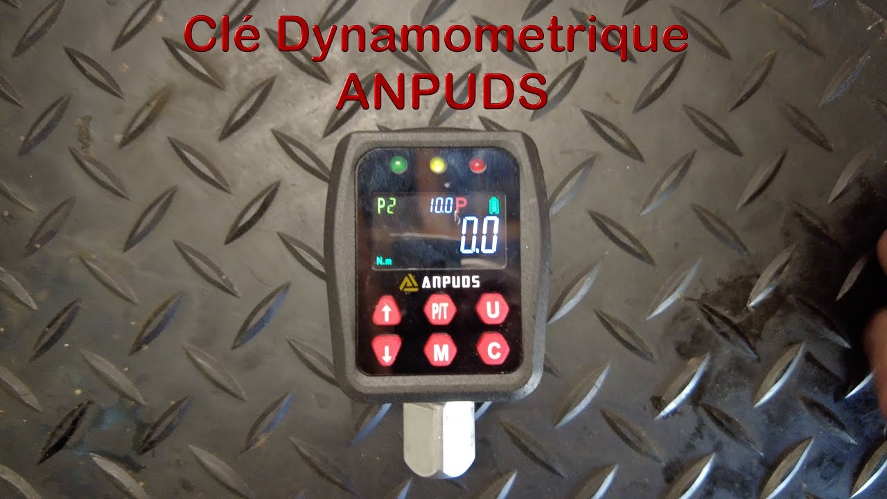 Test clé dynamométrique Anpuds
