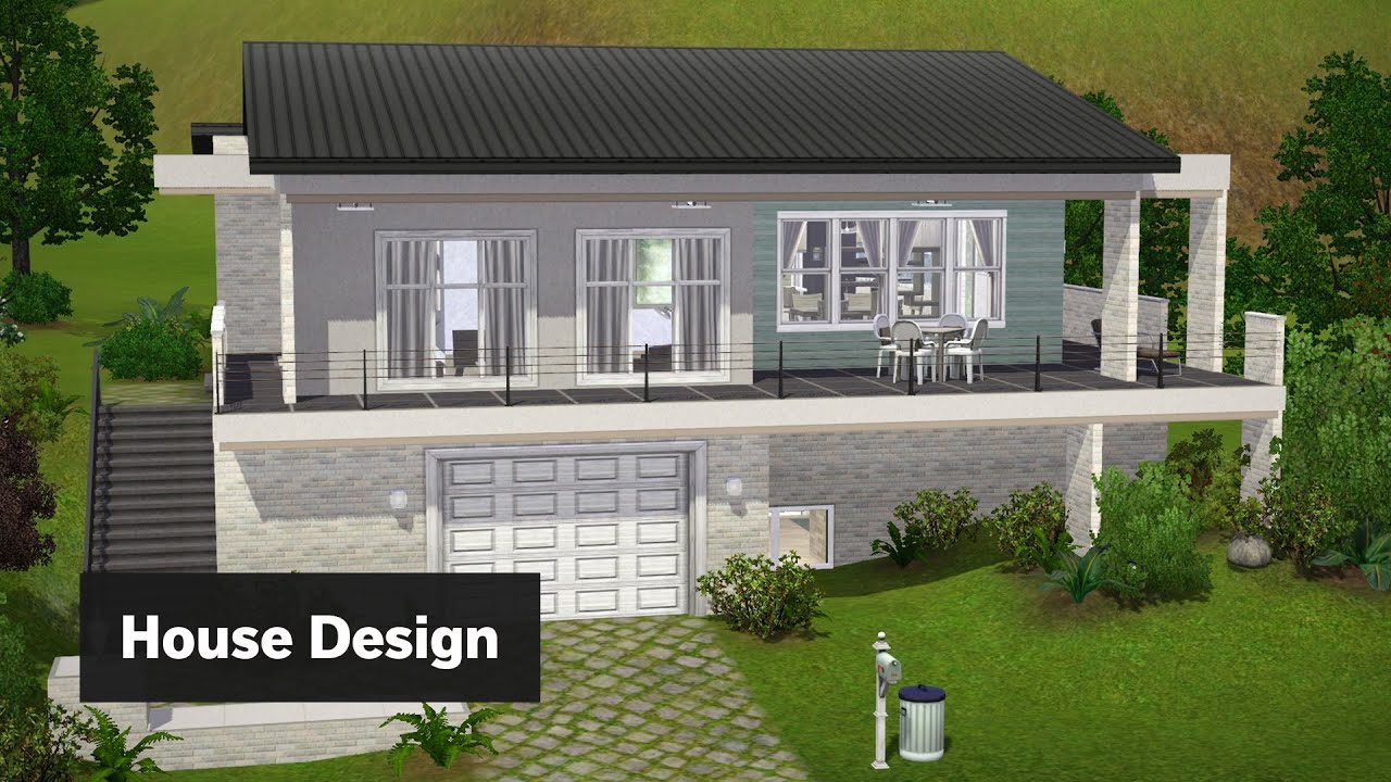 Elevated Ranch • The Sims 3 House Design