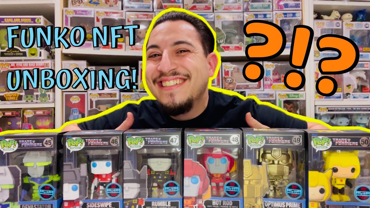 Распаковываем набор Funko NFT Transformers Series 1 Physical Redemption Pop!
