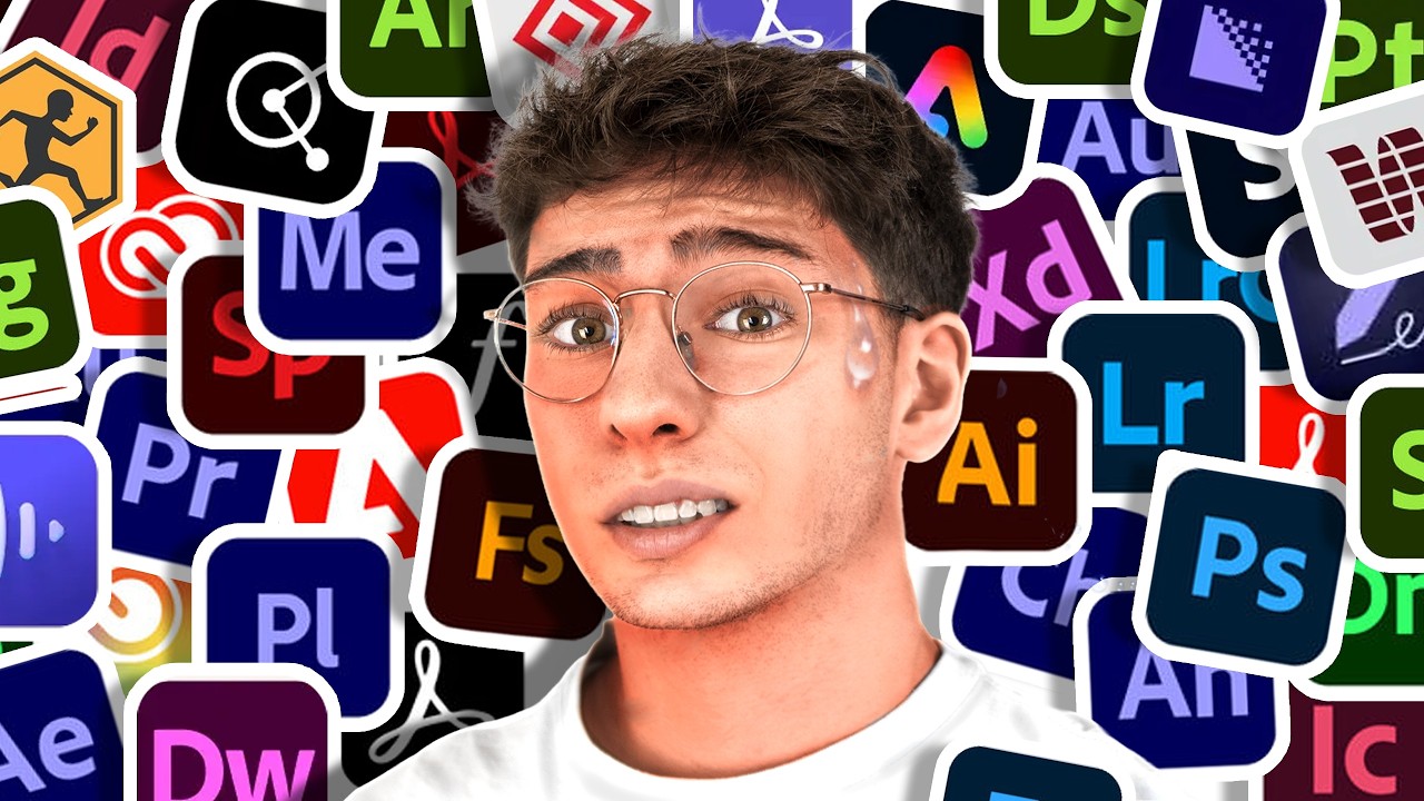 J’ai Testé TOUS les 60+ Logiciels ADOBE  (ce que j'ai appris)