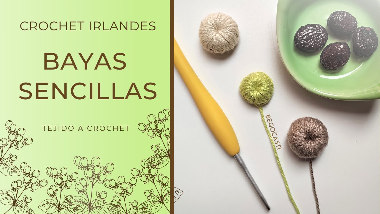 Baya básica. Crochet Irlandés/Begocasti/:)