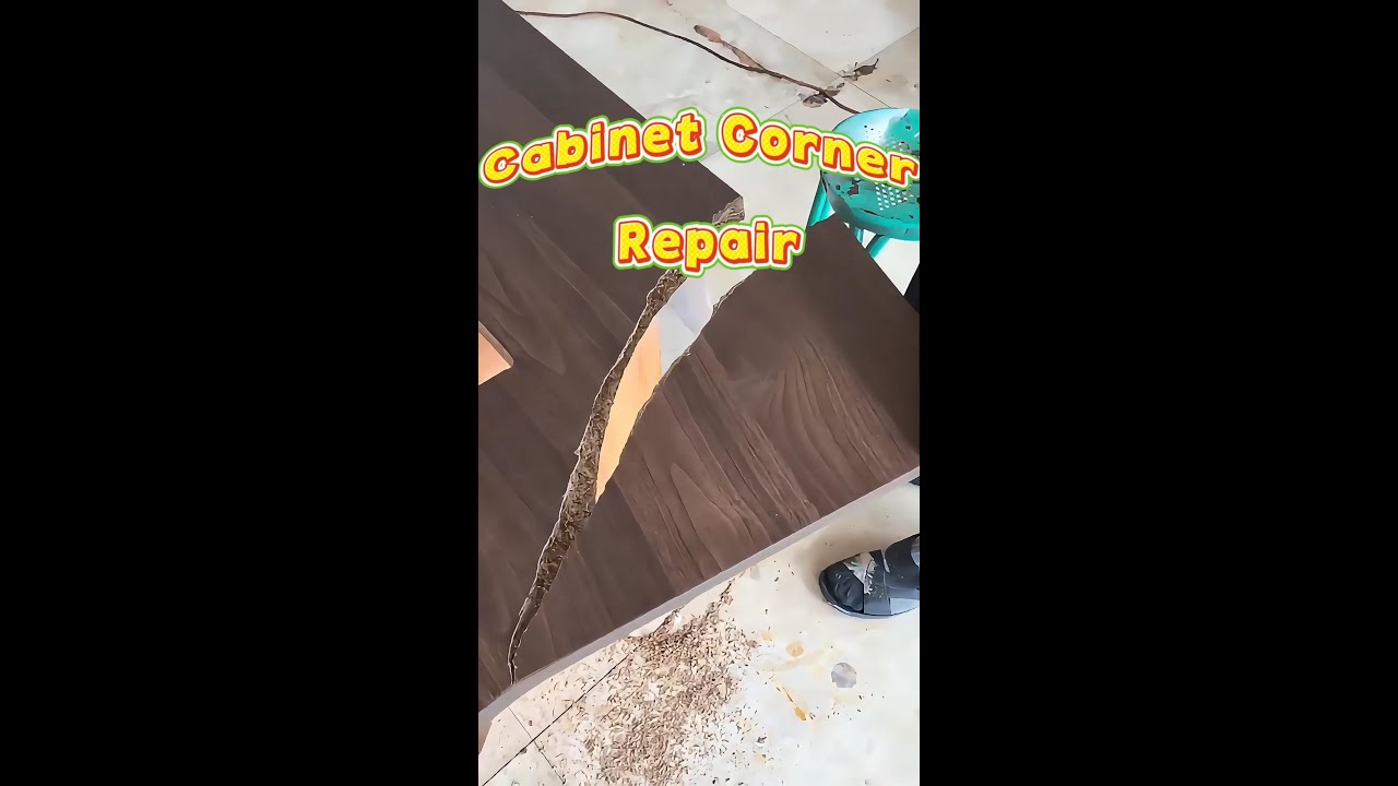 Big Cabinet Corner Repair | Seamless Finish Like New
