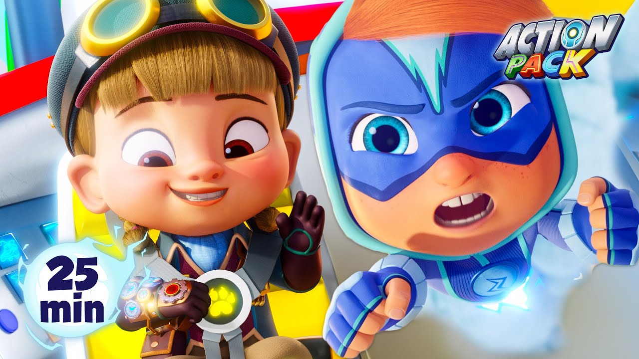 Time Twisting Trouble! INFINITE Recess!? | Action Pack | Kids Cartoons & Nursery Rhymes |