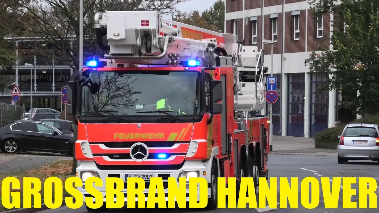 [GROSSBRAND HANNOVER] Großeinsatz bei Brand im Chemikalienbetrieb in Hannover #MontisEinsatzfahrten