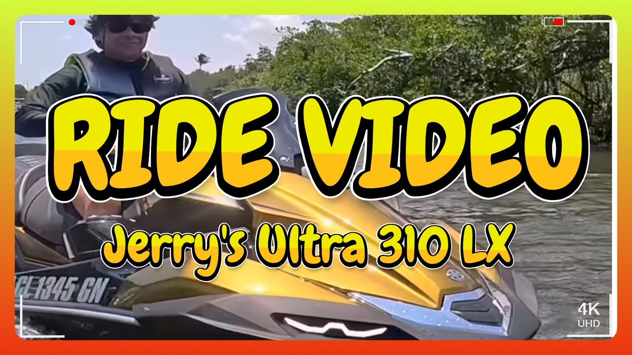Jerry and I ride Kawasaki Ultra 310 LX & Ultra 310 LX-S Jet Skis in the Ocean [4K]