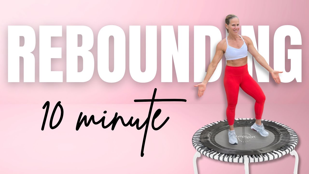10 MIN Rebounding Daily Bounce | All Levels Trampoline at Home Workout