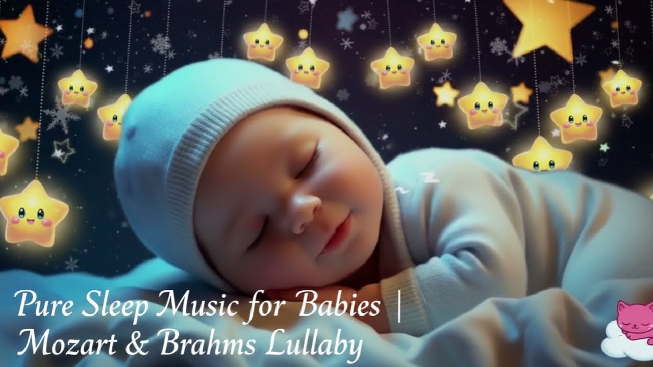 Baby Sleep Music 🌙 Baby Sleep Instantly 💤 Deep Sleep in 3 Minutes 🎶 Mozart & Brahms Lullabies