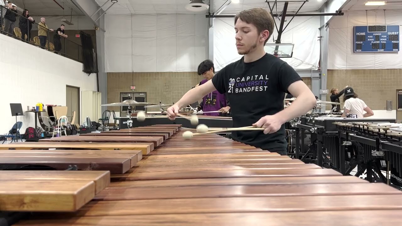 Rhythm X 2023 Finals Rehearsal Marimba Cam - Mackenzie Click