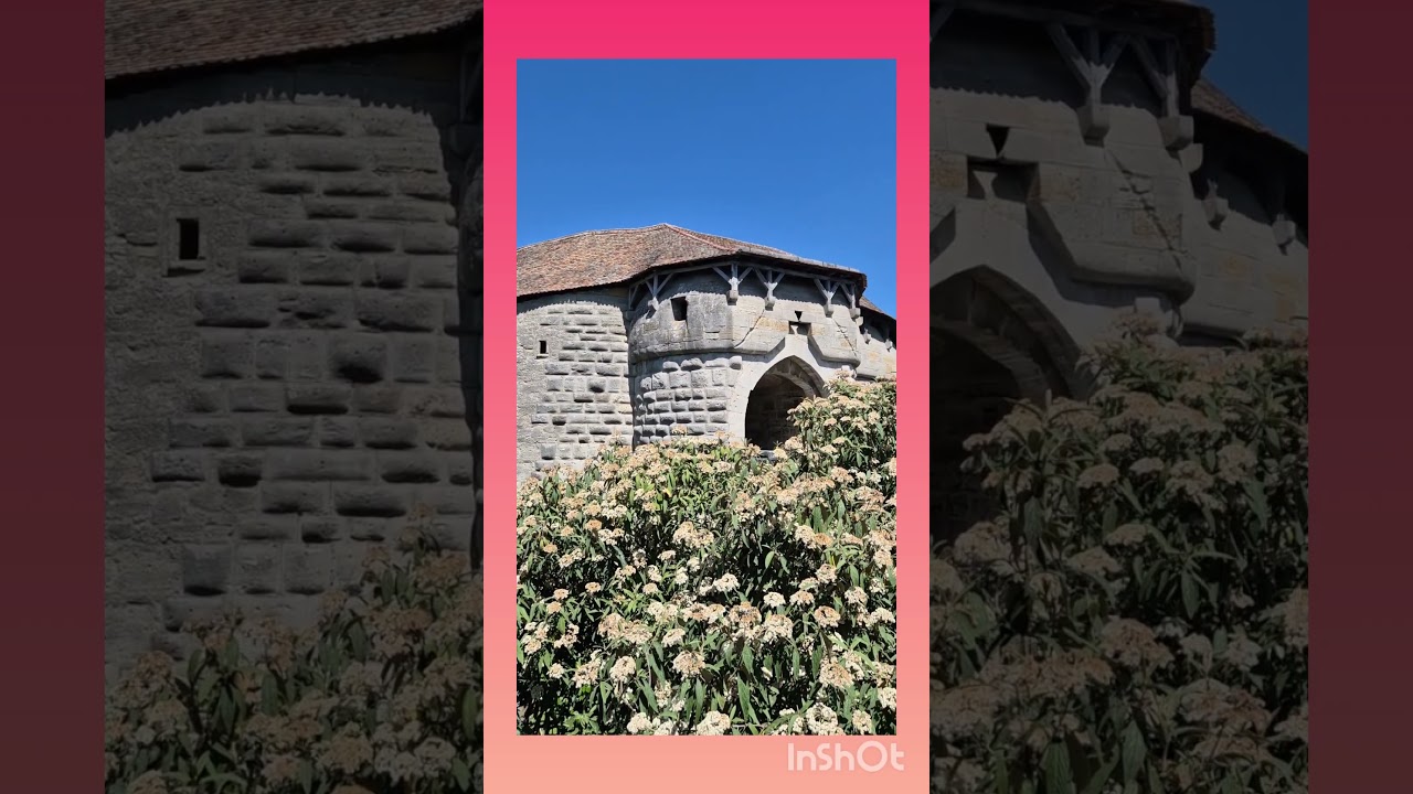 Turm und Stadtmauer in Rothenburg ob der Tauber, 